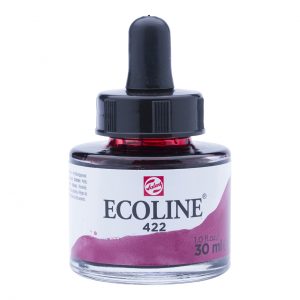 Течен акварел Червено Кафяв  Ecoline Talens 30мл