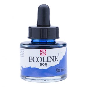 Течен акварел Ултрамарин Ecoline Talens 30мл