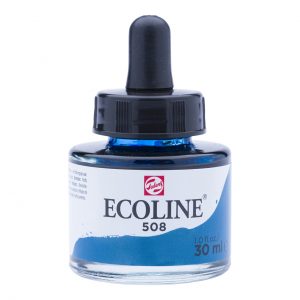 Течен акварел Пруско синьо 508 Ecoline Talens 30мл