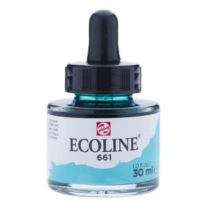Течен акварел Тюркоазено зелен Ecoline Talens 30мл
