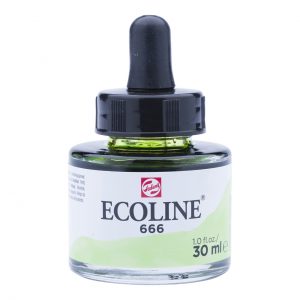 Течен акварел Пастелно зелен 666 Ecoline Talens 30мл
