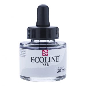 Течен акварел Студено светло сиво 738 Ecoline Talens 30мл