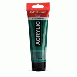 Акрил Амстердам 120мл. 619 Permanent green deep