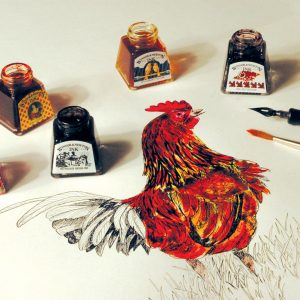 Пера, перодръжки и тушове