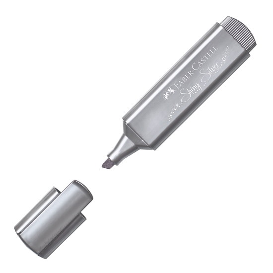 Faber-Castell Текст маркер - сребрист металик - Image 2
