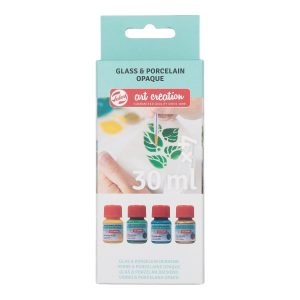 Комплект боя за порцелан и стъкло Art creation Green Gold