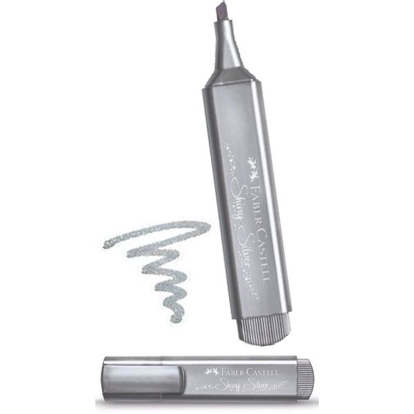 Faber-Castell Текст маркер - сребрист металик - Image 3
