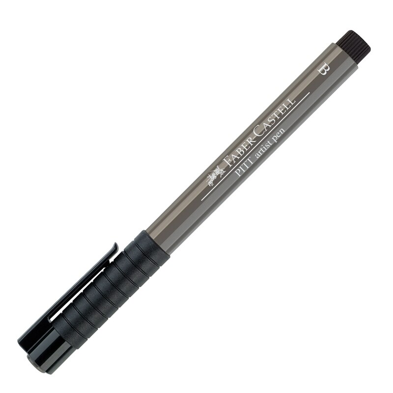 Faber-Castell Маркер-четка Pitt Artist Pen B топлосив IV 273 - Image 2