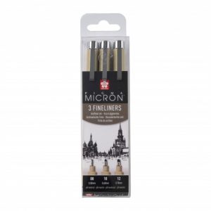 SAKURA PIGMA MICRON 3  ТЪНКОПИСЦИ BLACK