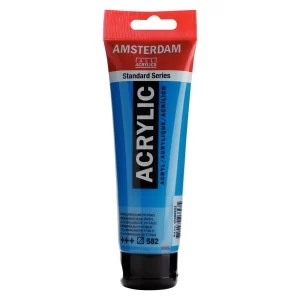 Акрил Амстердам 120мл. 582 Manganese Blue Phthalo