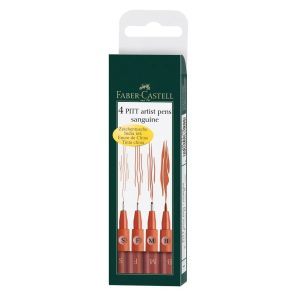 Faber Castell Pitt Artist 4бр тънкописци сангин