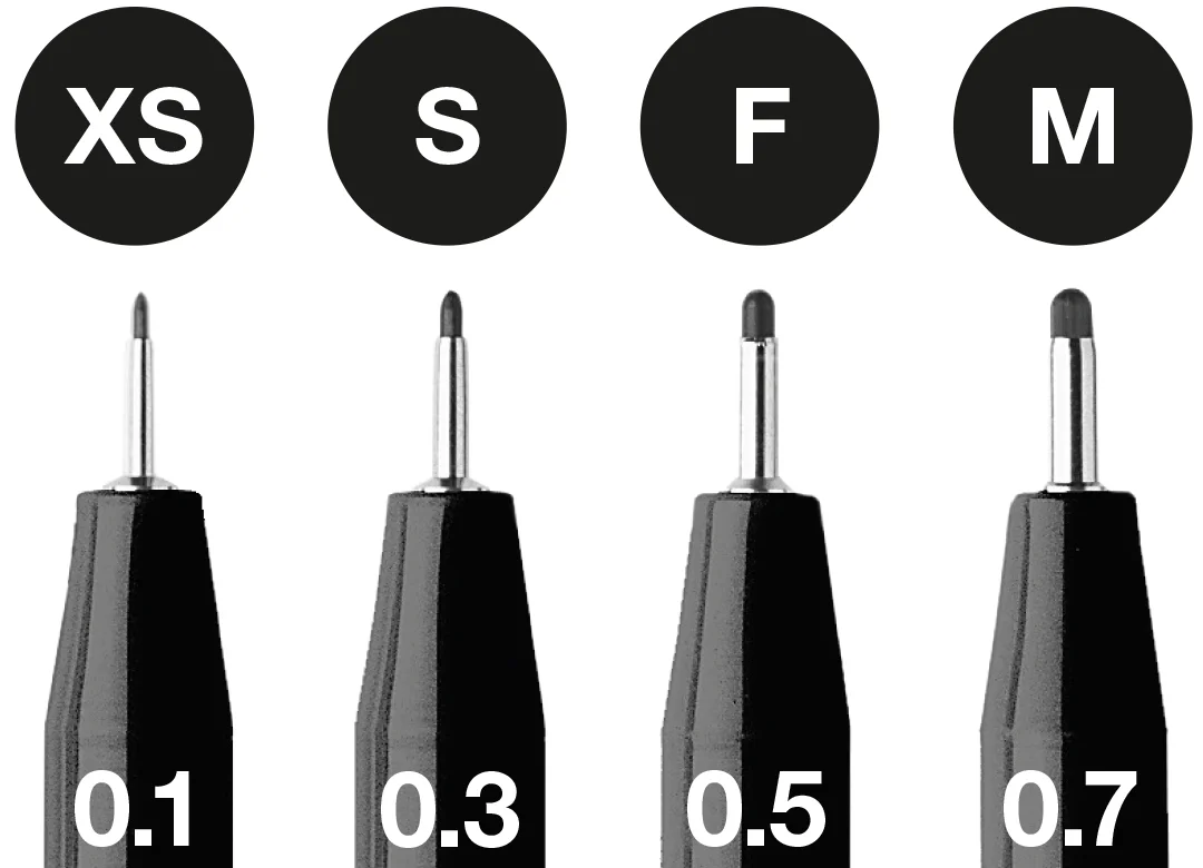 Faber-Castell Тънкописец Pitt Artist Pen, № 199, черен, 4 броя - Image 3